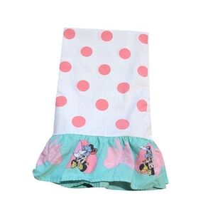Disney Minnie Mouse Sham Vintage Polka Dot Ruffle Standard Pillowcase